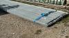(20) SHEETS OF 25FT USED GALVANIZED ROOFING STEEL - 3