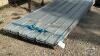 (20) SHEETS OF 25FT USED GALVANIZED ROOFING STEEL - 4