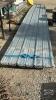 (20) SHEETS OF 25FT USED GALVANIZED ROOFING STEEL - 5