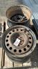 (4) 6 BOLT WINTER RIMS - 2