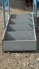 SET OF DIAMOND PLATE STAIRS WITH RAILING - 4