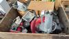 CHICKEN FEED SYSTEM HOPPERS, FEED BINS, CORNERS, MISC. MOTORS - 2