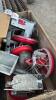 CHICKEN FEED SYSTEM HOPPERS, FEED BINS, CORNERS, MISC. MOTORS - 4