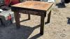 BENCH WITH 1/4IN STEEL PLATE TOP - 3