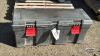 RUBBERMAID TOOL BOX WITH TRAILER HITCH ACCESSORIES - 2