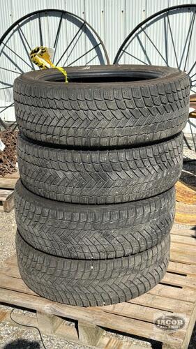(4) MICHELIN 235/55R20 WINTER TIRES