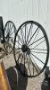 PAIR OF 52IN STEEL WHEELS