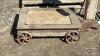PLATFORM SCALE WITH BRASS BEAM AND WEIGHTS - 2