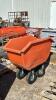 POLY FEED CART WITH PNUEMATIC TIRES