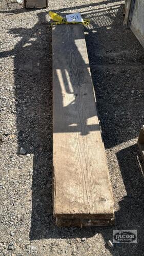 SET OF WOODEN PLANK RAMPS
