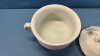 China Chamber Pot with Mismatched Lid - 3