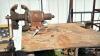 HEAVY STEEL WORK BENCH WITH HEAVY 6IN VICE - 4