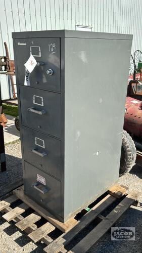 4-DOOR FIRE RATED FILING CABINET