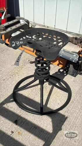 CAST IRON TRACTOR SEAT STOOL