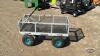 WIRE MESH CART WITH COLLASIBLE SIDES - 3