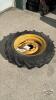 SPARE TIRE OFF A NH 166 HAY INVERTER ON 4 BOLT RIM