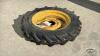 SPARE TIRE OFF A NH 166 HAY INVERTER ON 4 BOLT RIM - 2