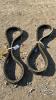 (2) APPROX. 3IN WIDE BELTS