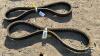 (2) APPROX. 3IN WIDE BELTS - 3