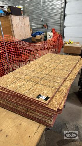 APPROX.(30) SHEETS OF 4FT X 8FT 1/2 ASPENITE BOARD