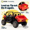 SHOK RUMBLE-RIG KIDS ELECTRIC DUMP BED UTV (RED) - 2