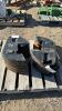 (10) FRONT CASE IH SUITCASE WEIGHTS