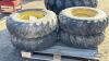 (4) FIRESTONE 7.50-16 TIRES ON 6 BOLT RIMS - 2