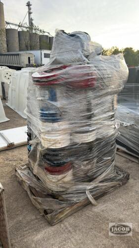 SKID OF PAILS AND LIDS