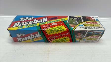 Topps 1992 Complete Baseball Cards Set -Unopened