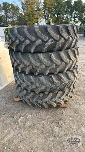 4-FIRESTONE 380/85R-34 TIRES