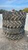 4-FIRESTONE 380/85R-34 TIRES - 2