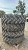 4-FIRESTONE 380/85R-34 TIRES - 3