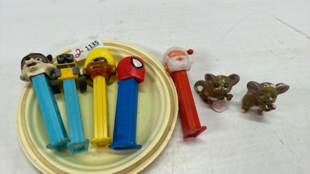 5 Pez Dispensers