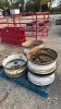 LOT OF 5 - 10-BOLT 11R22.5 RIMS - 2