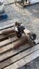 PAIR OF HEAVY TIRE SPINDLES
