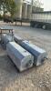 LOT OF 4 - 4FT GALVANIZED WATER TIP TROUGHS - 6