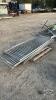 LOT OF 7 SECTIONS OF GALVANIZED 27IN HOG GATES