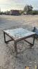 3FT X 3FT X 27IN STEEL BENCH