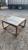 3FT X 3FT X 27IN STEEL BENCH - 5