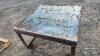 3FT X 3FT X 27IN STEEL BENCH - 7