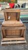 4 WOODEN HAY FEEDERS - 2