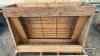 4 WOODEN HAY FEEDERS - 8