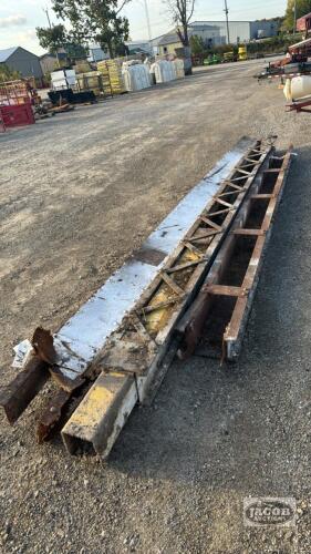 LOT OF 3 STEEL BEAMS