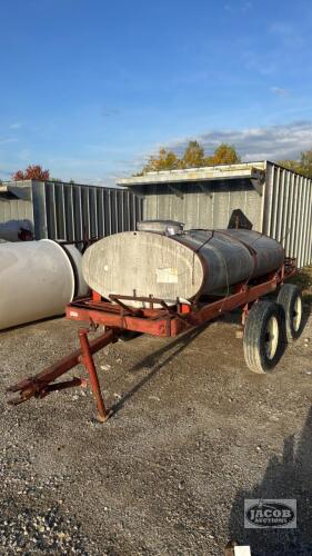 GALVANIZED 500 GALLON TANDEM NURSE TANK
