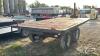 TANDEM 15FT X 8FT HYDRAULIC DUMP TRAILER - 5