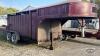 1994 VANEYL 14FT STEEL GOOSENECK LIVESTOCK TRAILER - 3