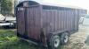 1994 VANEYL 14FT STEEL GOOSENECK LIVESTOCK TRAILER - 4