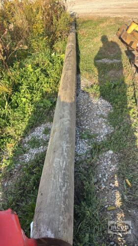 UNUSED 30FT WOODEN HYDRO POLE