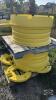 SET OF JOHN DEERE RIMS AND WHEEL WEIGHTS - 4