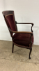 Arm Chair with Velvet Upholstery - 5